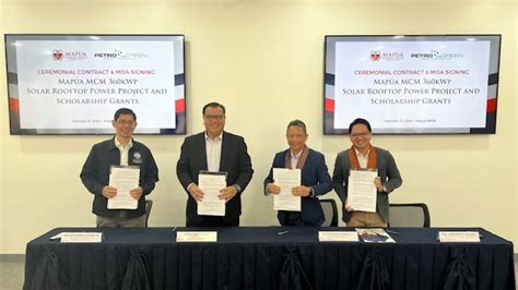 PetroGreen funds scholarship program for Mapúa students in Davao.